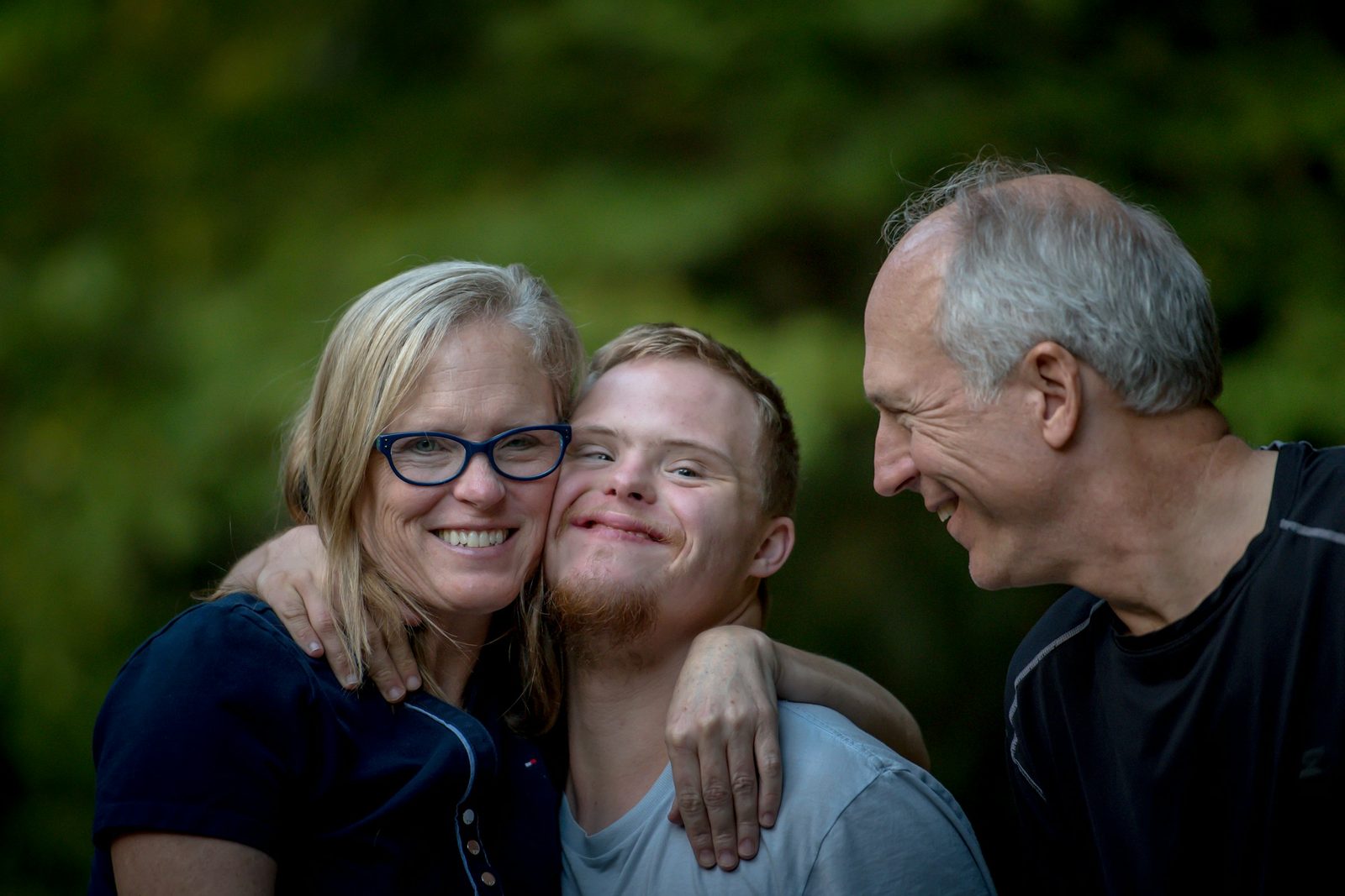 Three generations of a family